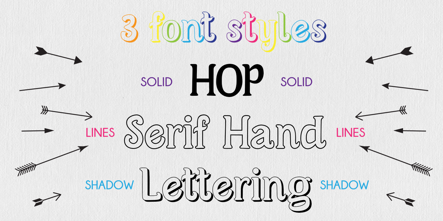Hop Serif Hand Lettering